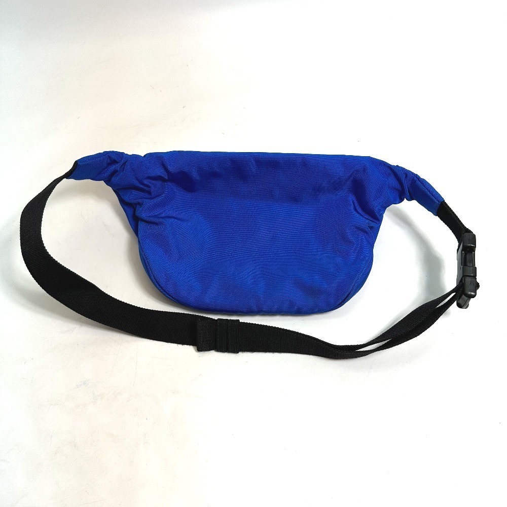 BALENCIAGA Logo Explorer Waist Bag Shoulder Belt Body Belt Crossbody Nylon Blue - Picture 2 of 9